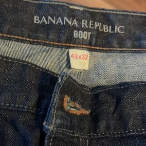 Banana Republic 42/32 denim blue jeans